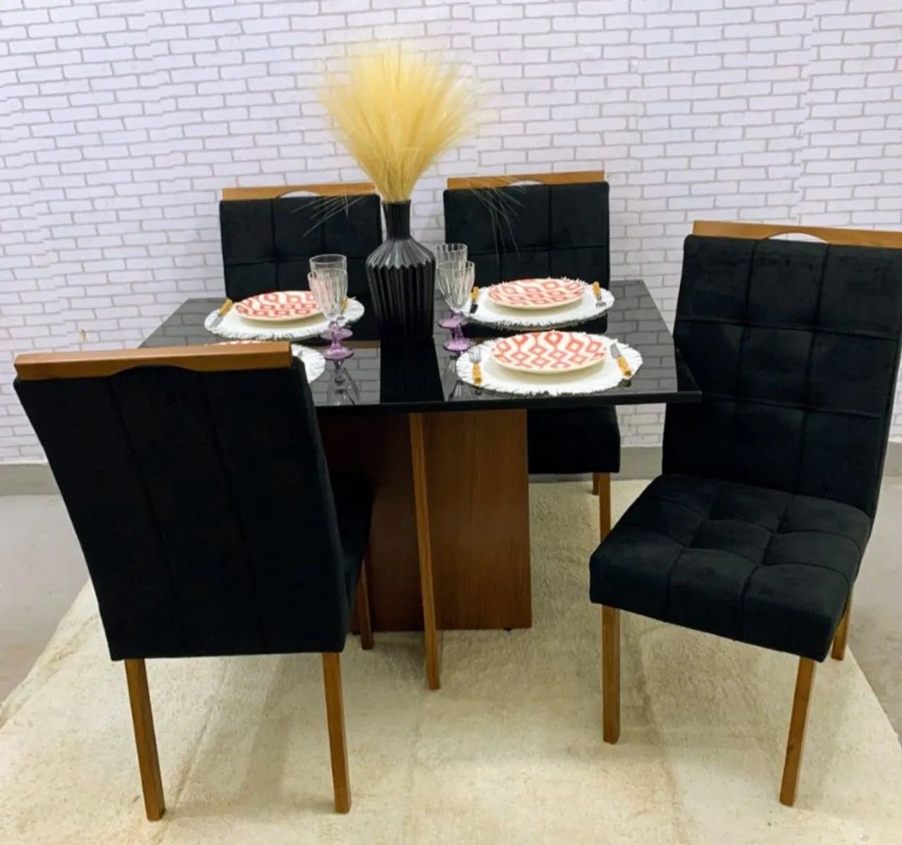 Mesa de jantar com 4 cadeiras  - Foto 4