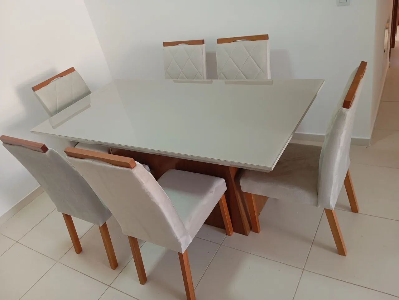 Mesa de jantar com 6 cadeiras Luara  - Foto 2