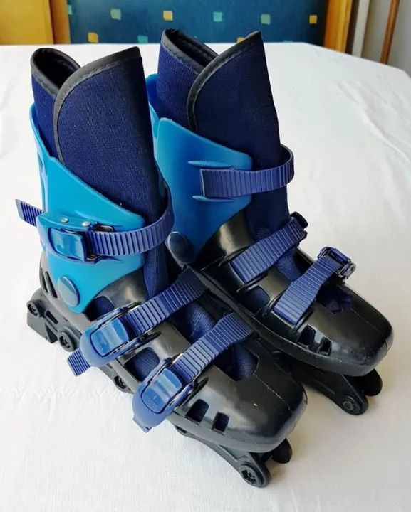 Patins Roller Inline - Usado - Anos 90 - Para Aproveitamento - Sem Rodas  - Foto 6