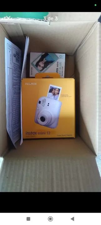 Câmera Instax Mini 12 - Nova