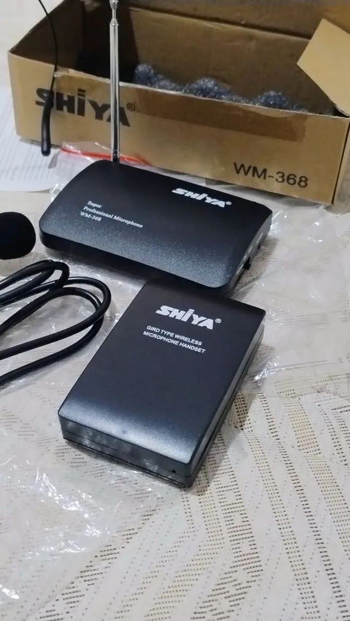 Microfone Sem Fio Shiya WM-368 para Celular, Câmera e Computador - Foto 2