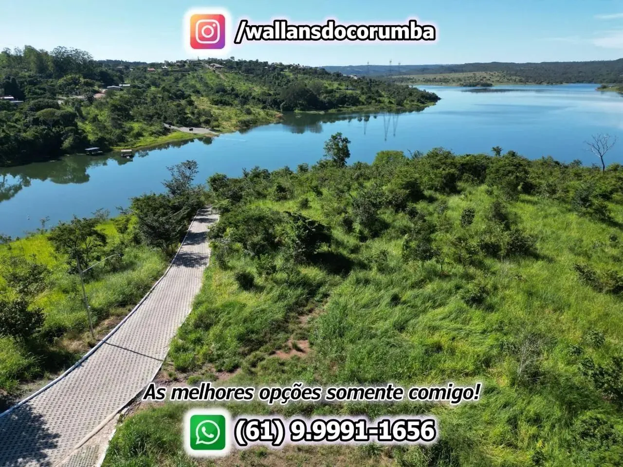 Corumbá 4 - Lazer, Segurança 24h e muita paz, 1.000m2 - Parcele Sem Burocracia!