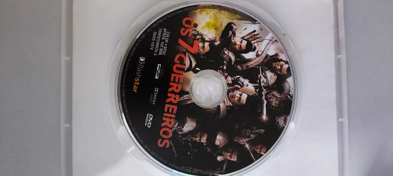 DVD Os 7 Guerreiros -  Ronny Yu (O Mestre das Armas) - Foto 3