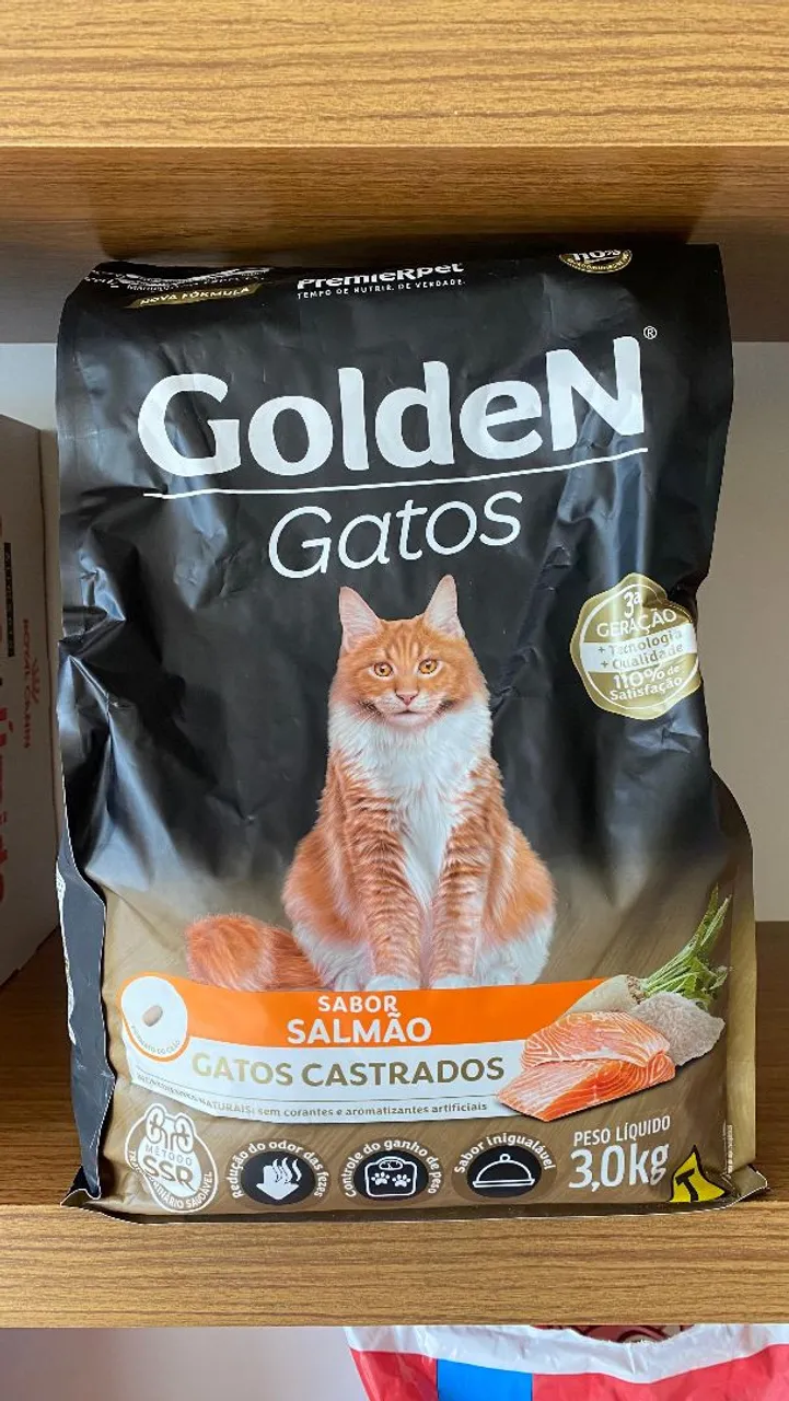 Ração Golden GATOS - 10%