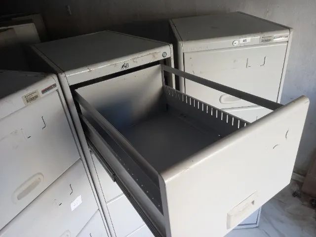 100-Unit Steel Card File Cabinet for Painting