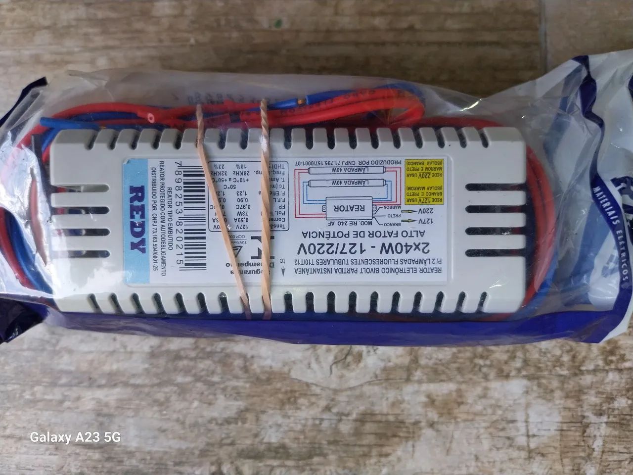 Reator Eletrônico Bivolt 2x40W - Redy