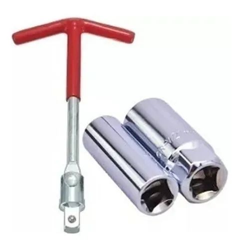 Chave Vela Articulada 16/21mm Com Soquete Automotiva carro moto - Foto 3