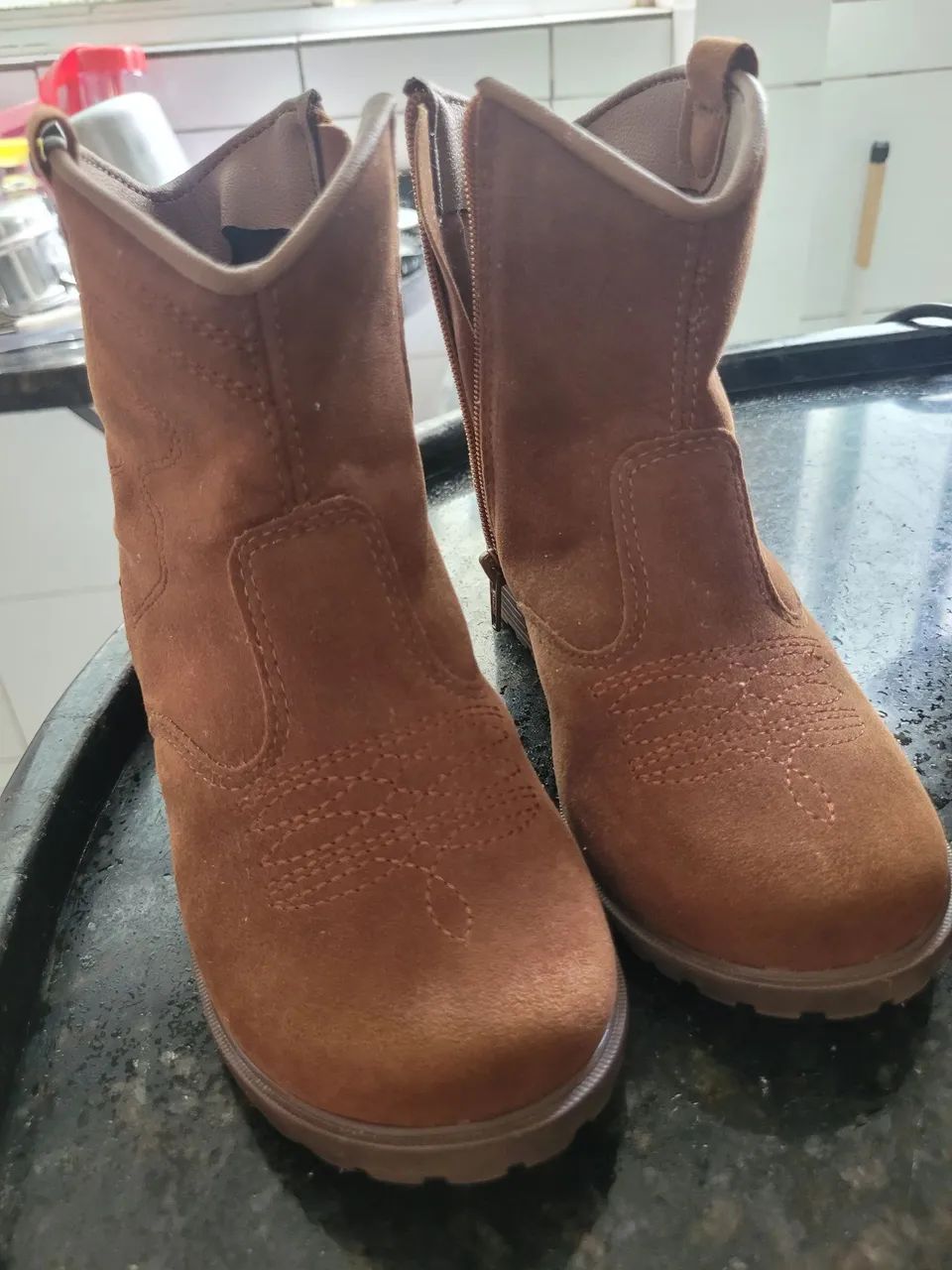 Botas Cowboy Infantil Marrom