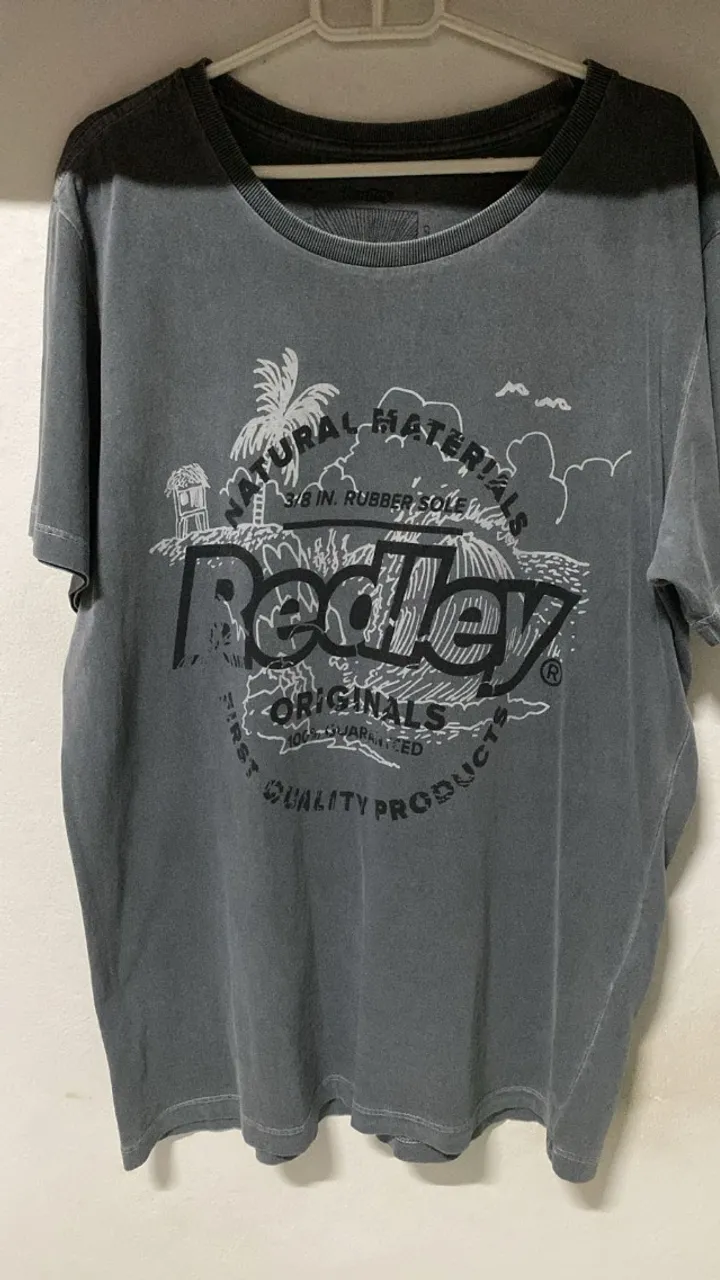Camiseta Redley Originals Cinza. Tam M