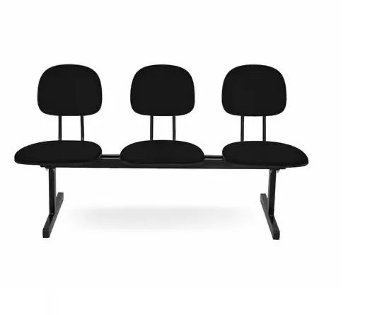 Longarina 3 Lugares secretária  - Foto 2