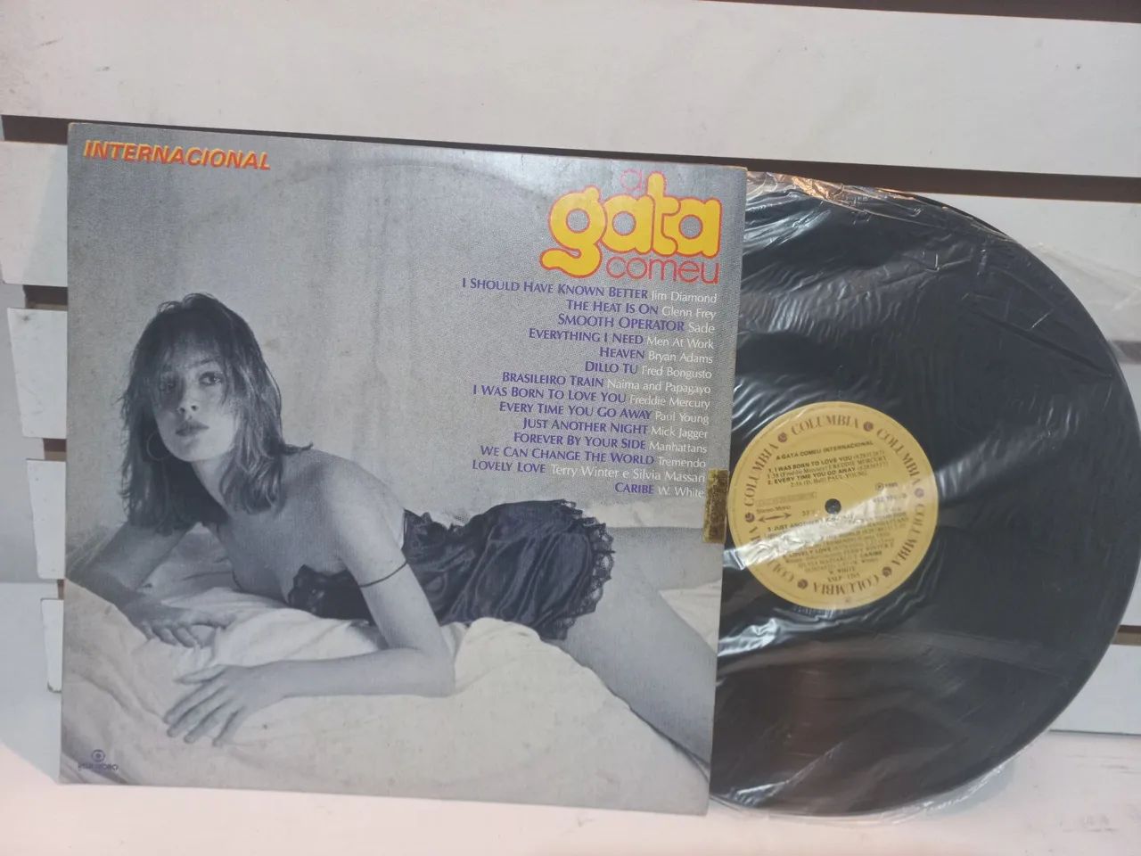 Disco vinil novela A GATA COMEU 1985 internacional 