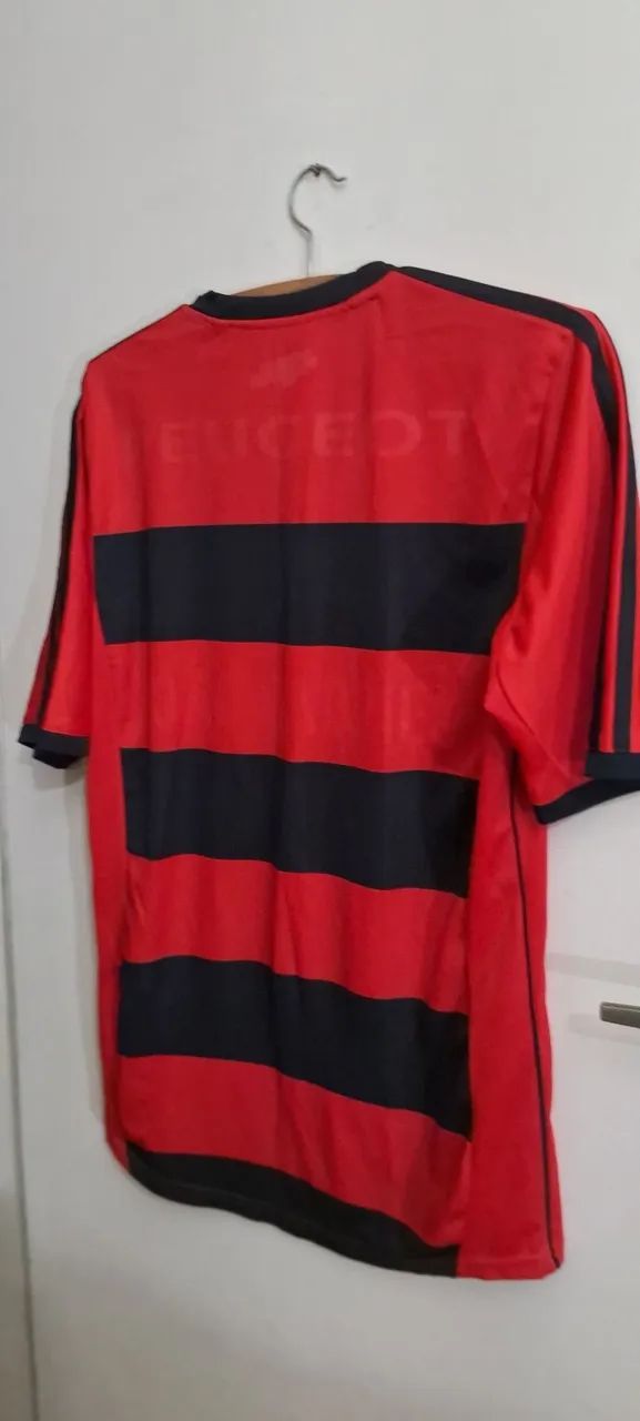 CAMISA FLAMENGO oficial da adidas 1981, campeão mundial Liverpool. Tamanho M  - Foto 5