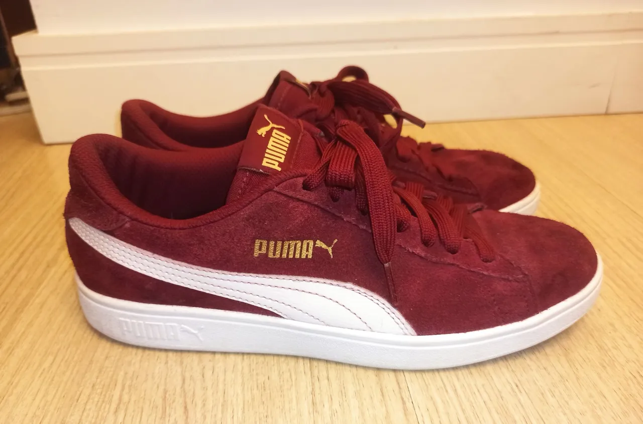 Tênis Puma Smash Vermelho V2 BDP - Unissex