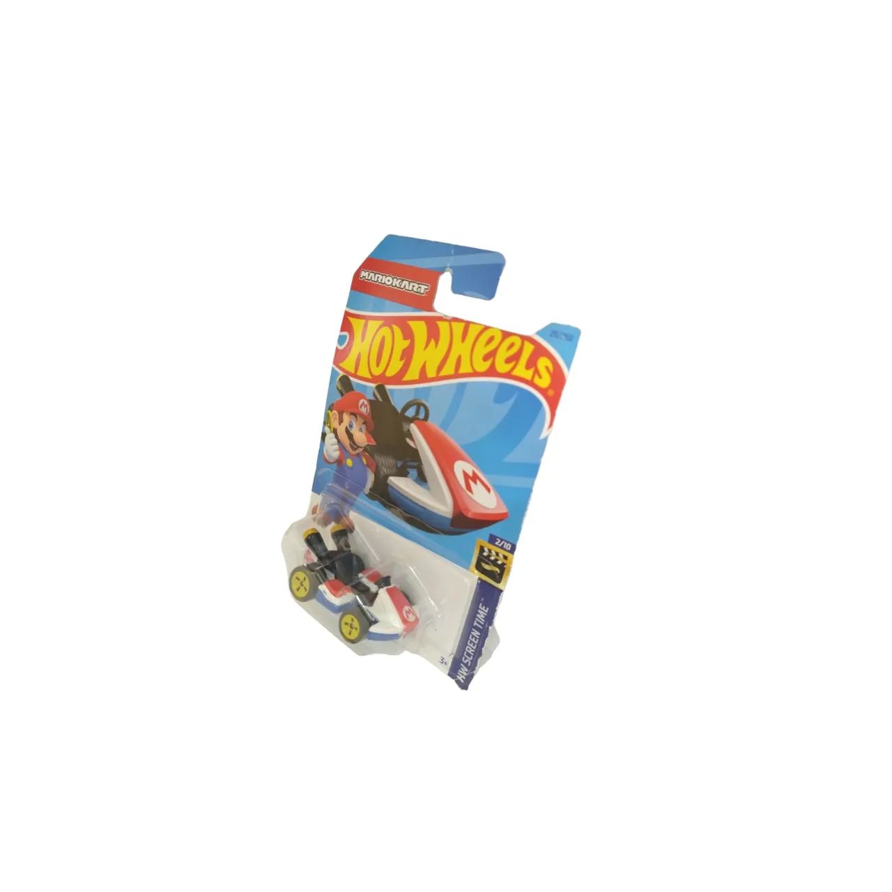 Hot-Wheels Mario Kart Mattel - 1/64 vermelho e branco  - Foto 2