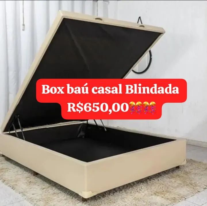 Cama Box com Baú Blindadas!! Vários tamanhos confira