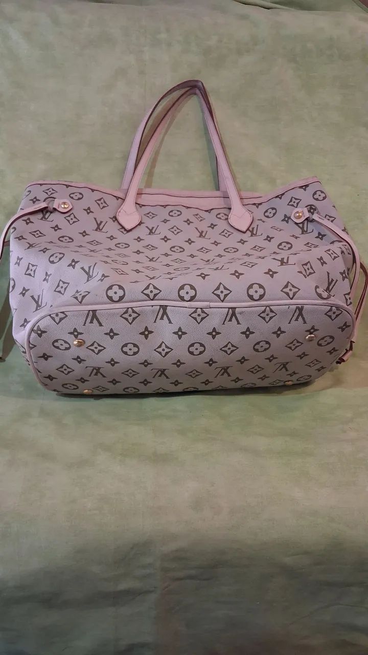 Bolsa Couro Louis Vitton. Beje - Foto 2