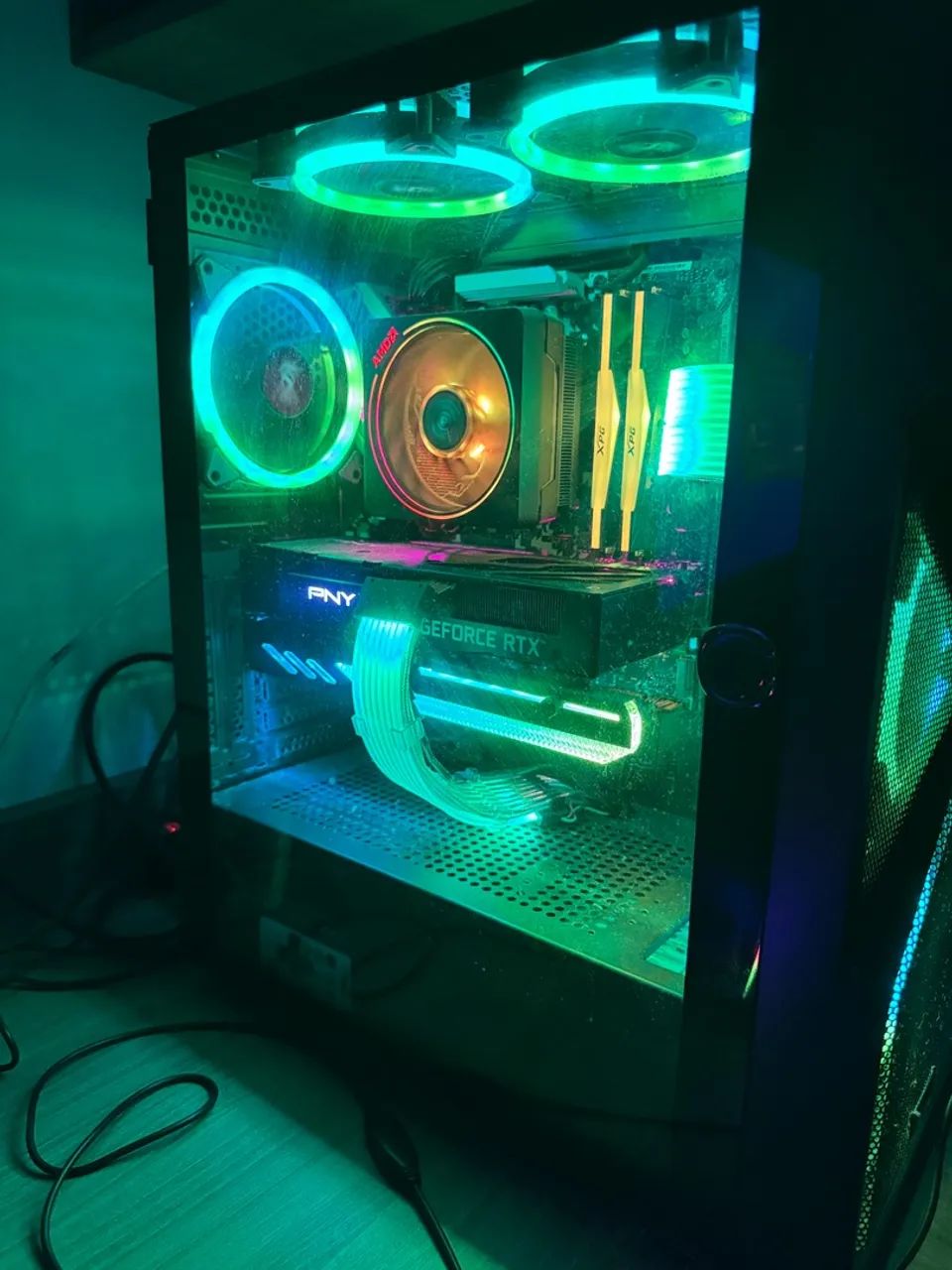 Computador Gamer  - Ryzen 5600G, RTX 3060 Ti, 16 GB RAM, 512 GB SSD NVMe + 1 TB HD - Foto 3