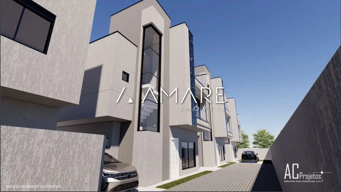 SOBRADO EM CONDOMINIO - CAPÃO RASO - 3 DORMITORIOS (1SUITE) - 02 VAGAS - VALOR R$898.000,0
