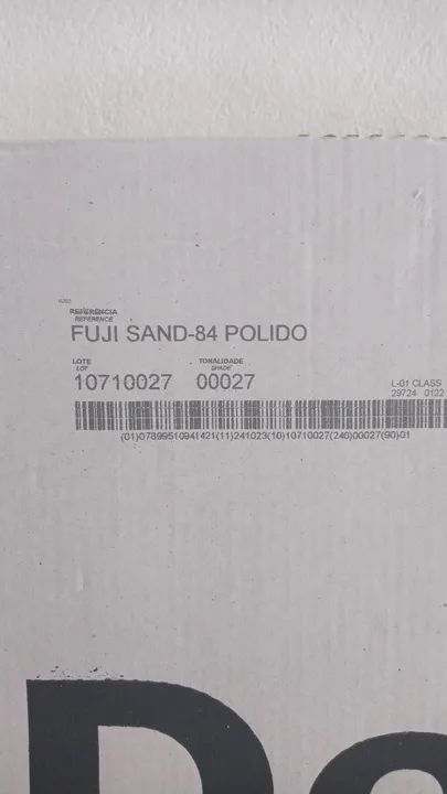 Piso Porcelanato Fuji Sand-84 Polido 0,84x0,84