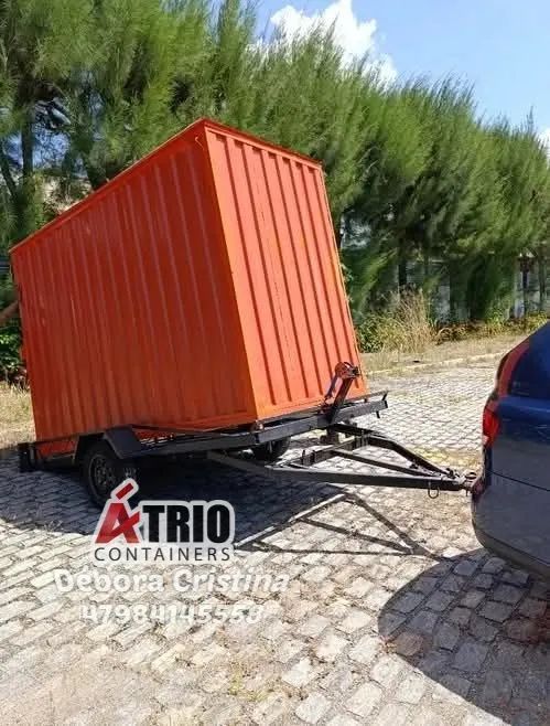 Container desmontáveis mais carretinha 