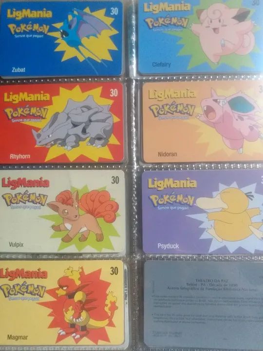 Cartões de Telefone Pokémon LigMania - Foto 2