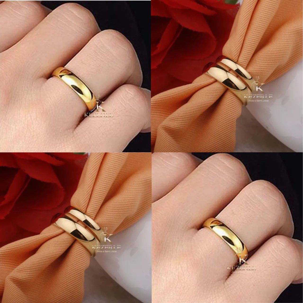 Par de Alianças de Moedas Antigas na Caixinha de Veludo de Brinde 70 reais. - Foto 2