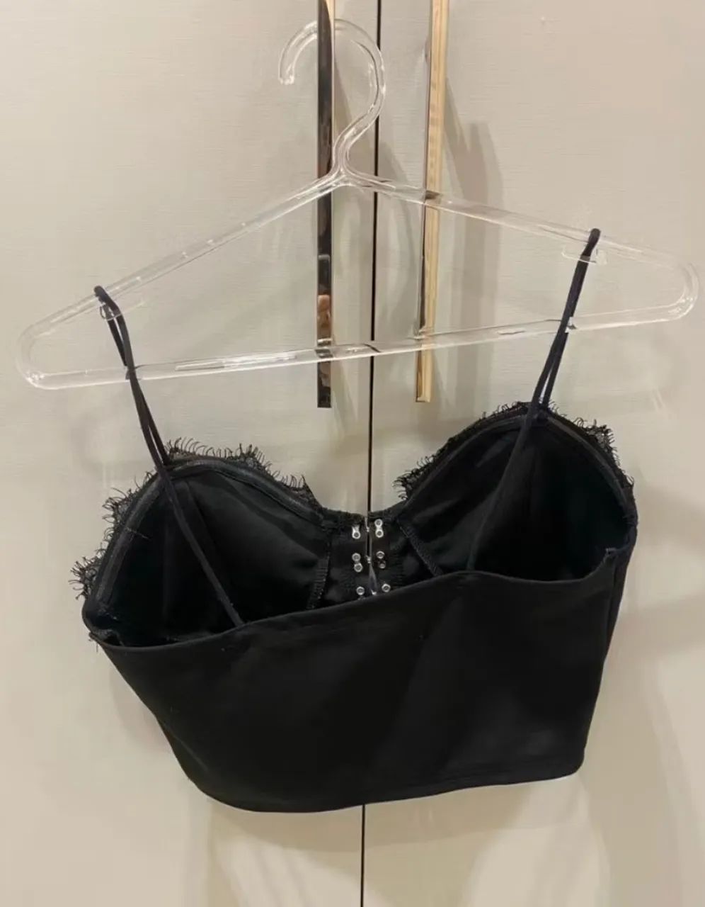 cropped corset preto gótico  - Foto 3