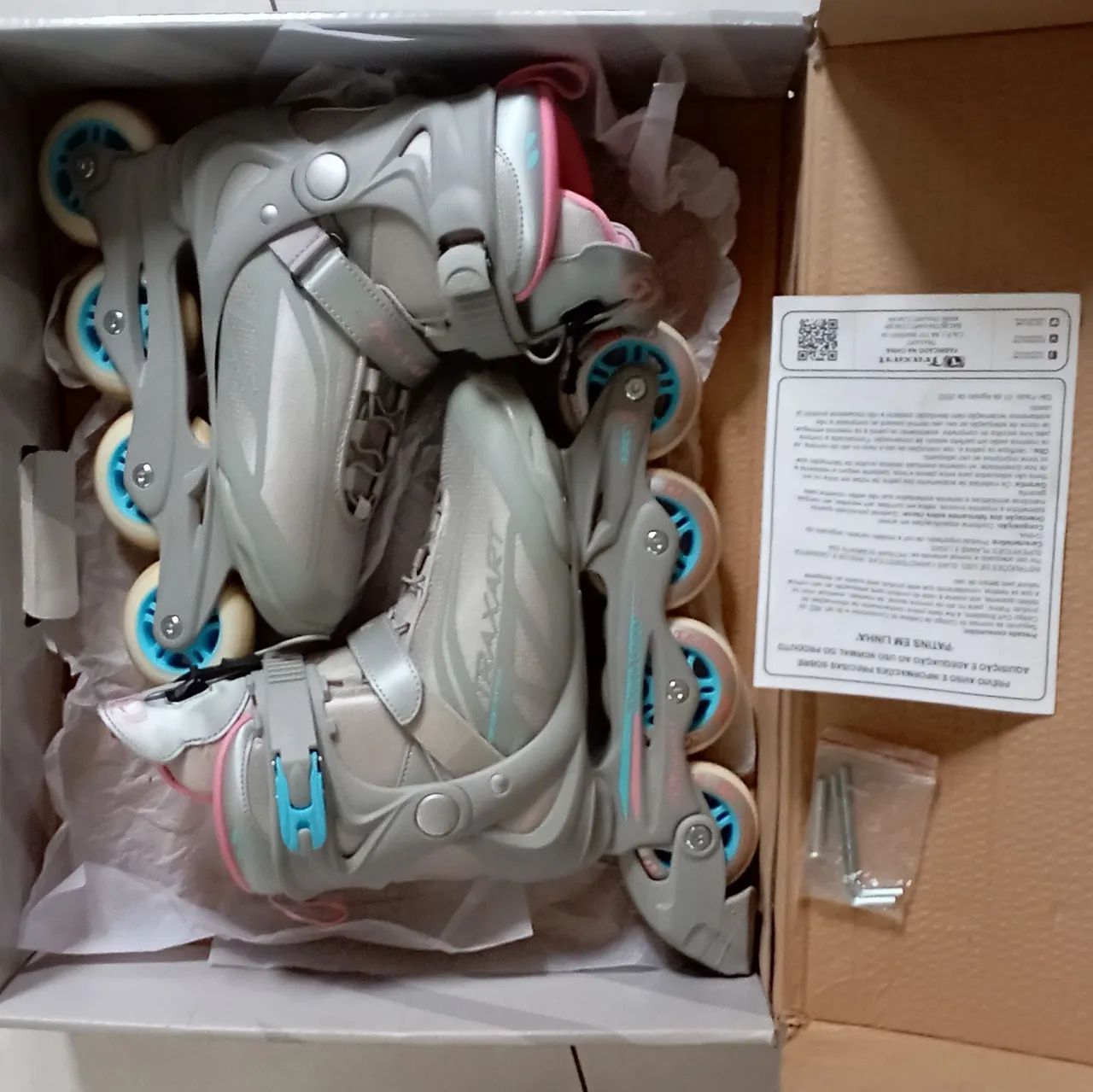 Patins Traxard Grey nº 38/39 usado pouquíssima vezes - Foto 5