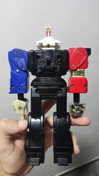 Boneco Power Ranger Deluxe Ninja Megazord Em plástico, articulado 1995 - Foto 3