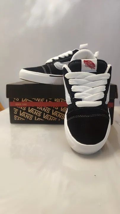 Tênis Vans Knu Preto/branco - Foto 3