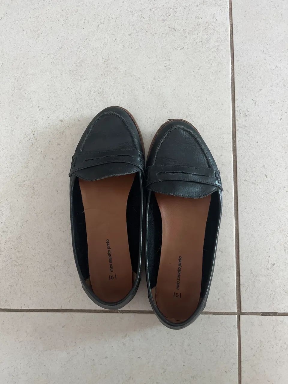 Mocassim preto 37