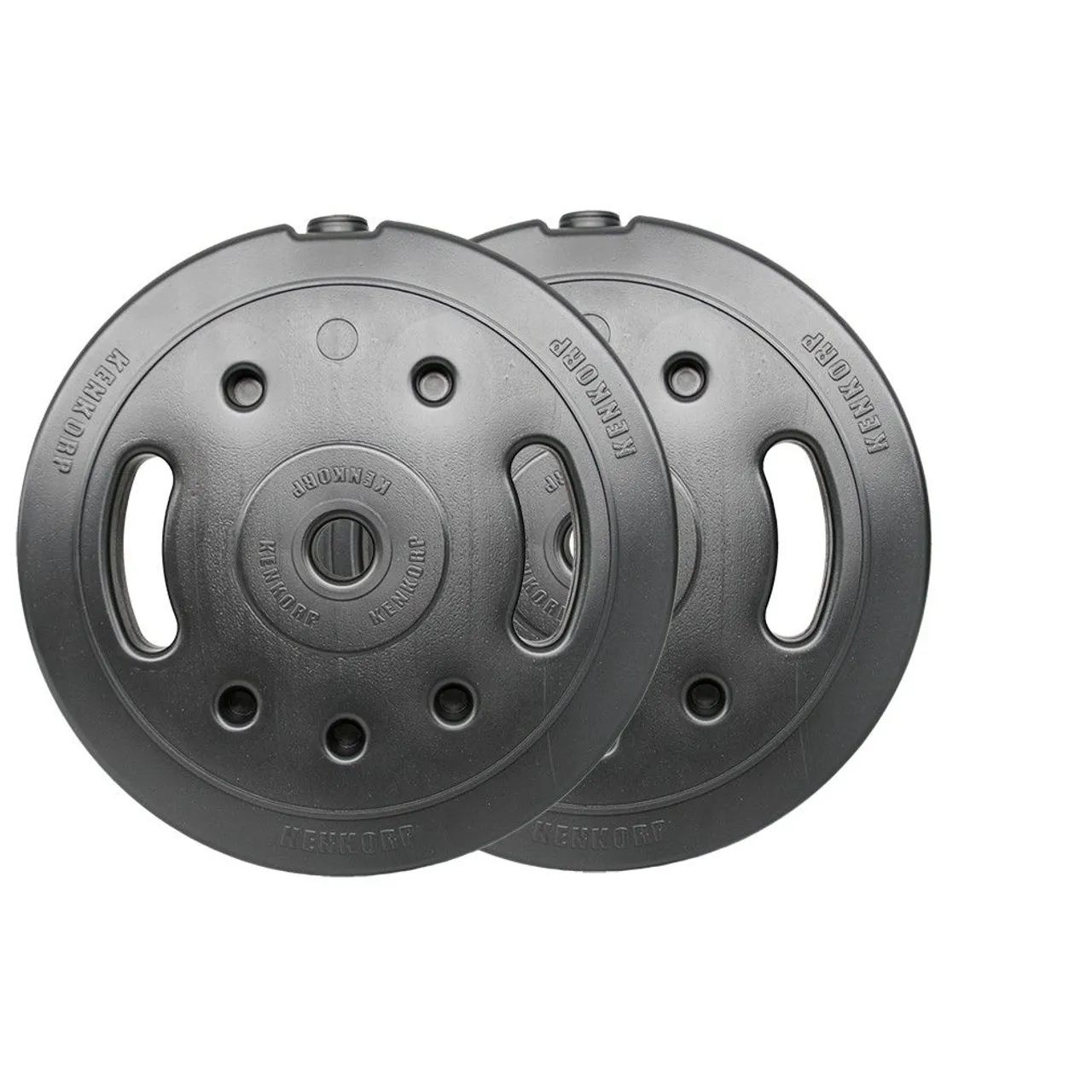 Par de Anilhas de Ferro Fundido 20kg - Kenkorp