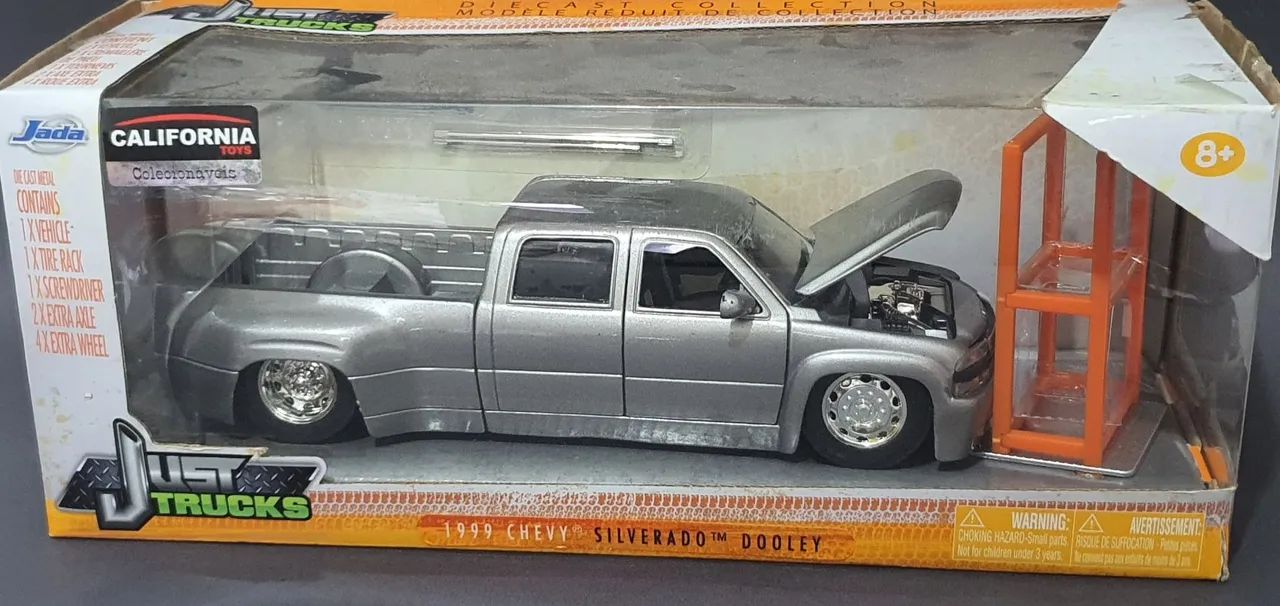Chevrolet Silverado Dooley 1999 Just Trucks Jada Toys 1:24