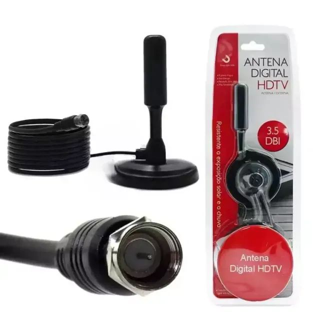Antena Digital Hdtv Premium 3.5dbi 5 metros