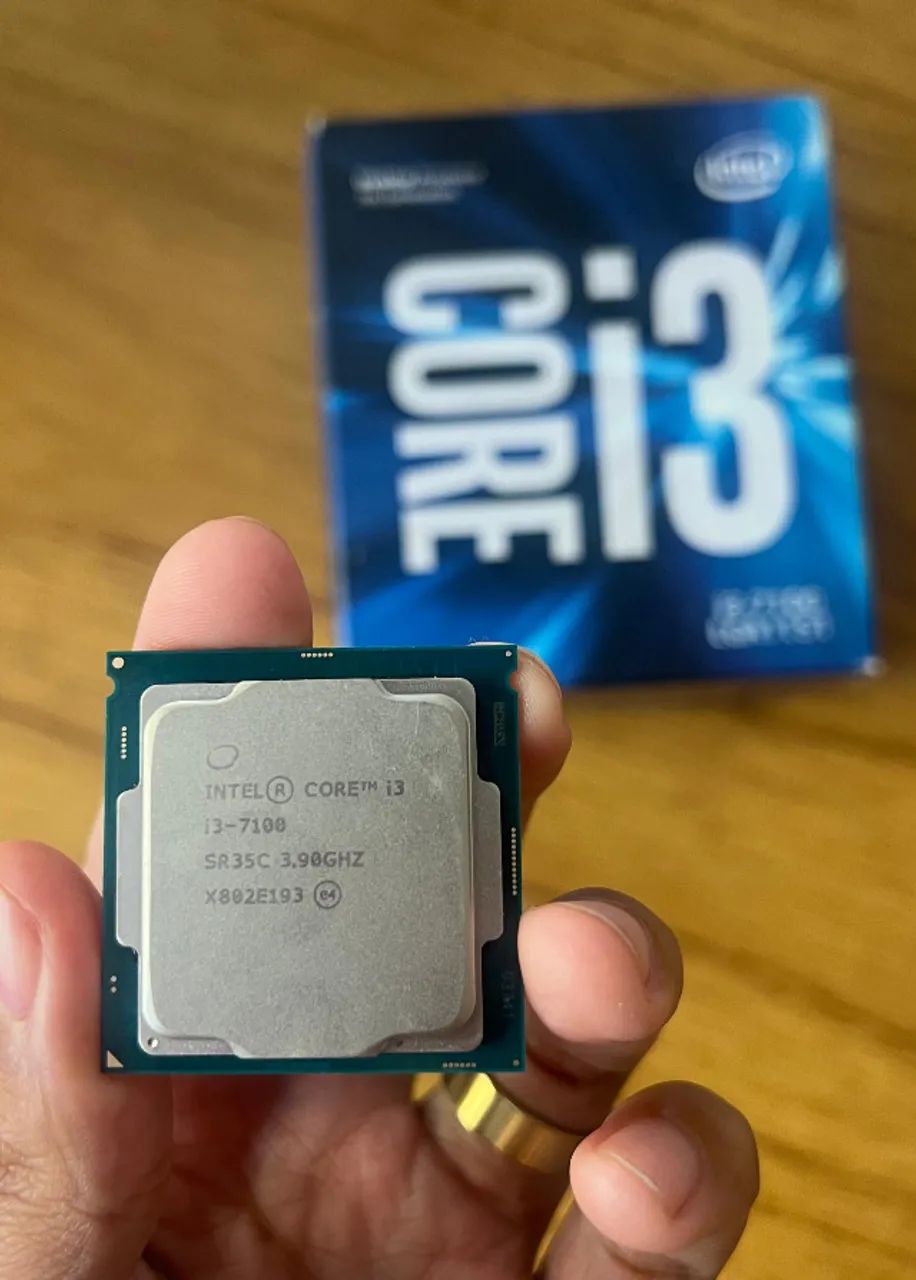 Processador i3 Sétima Geracão 7100 3.90Ghz LGA 1151 Completo com Cooler Box