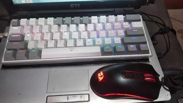 teclado e mouse gamer redragon