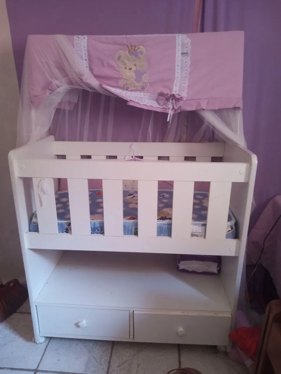 Berço com gavetas - Perfeito para o seu bebê!