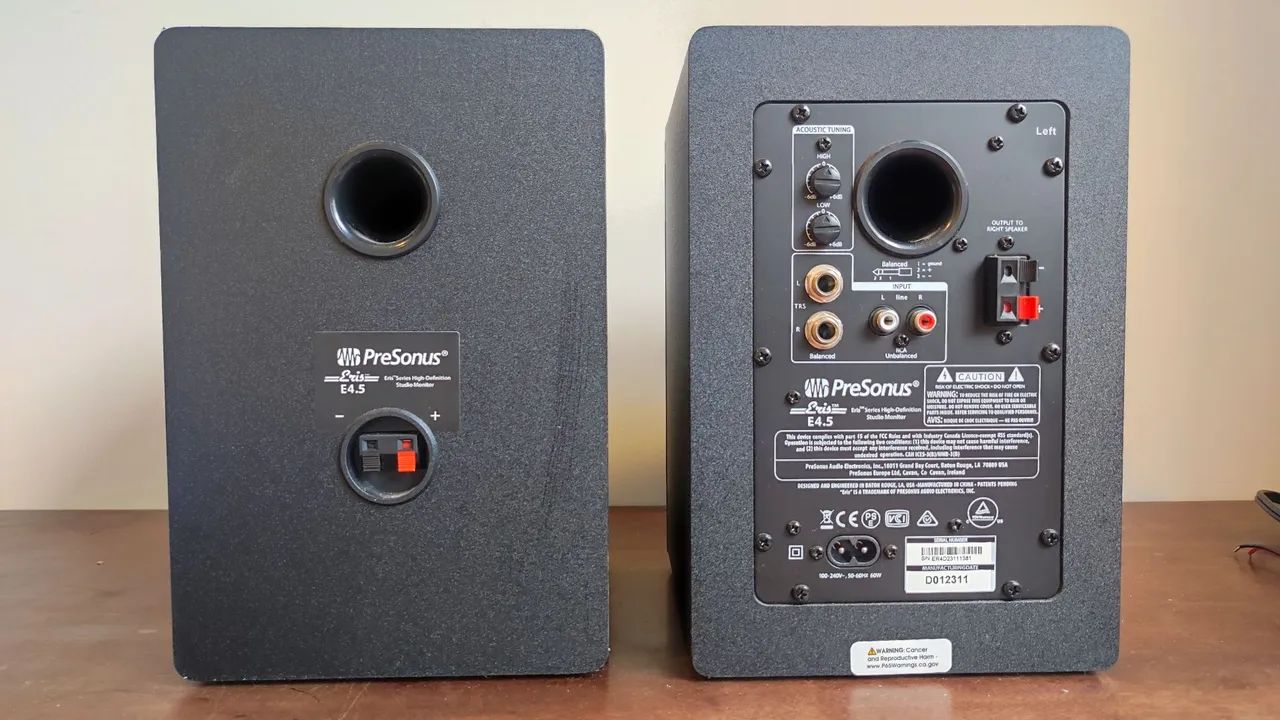 PreSonus Eris E4.5 - Monitores de estúdio nearfield bidirecionais de 4,5 polegadas (par) - Foto 2