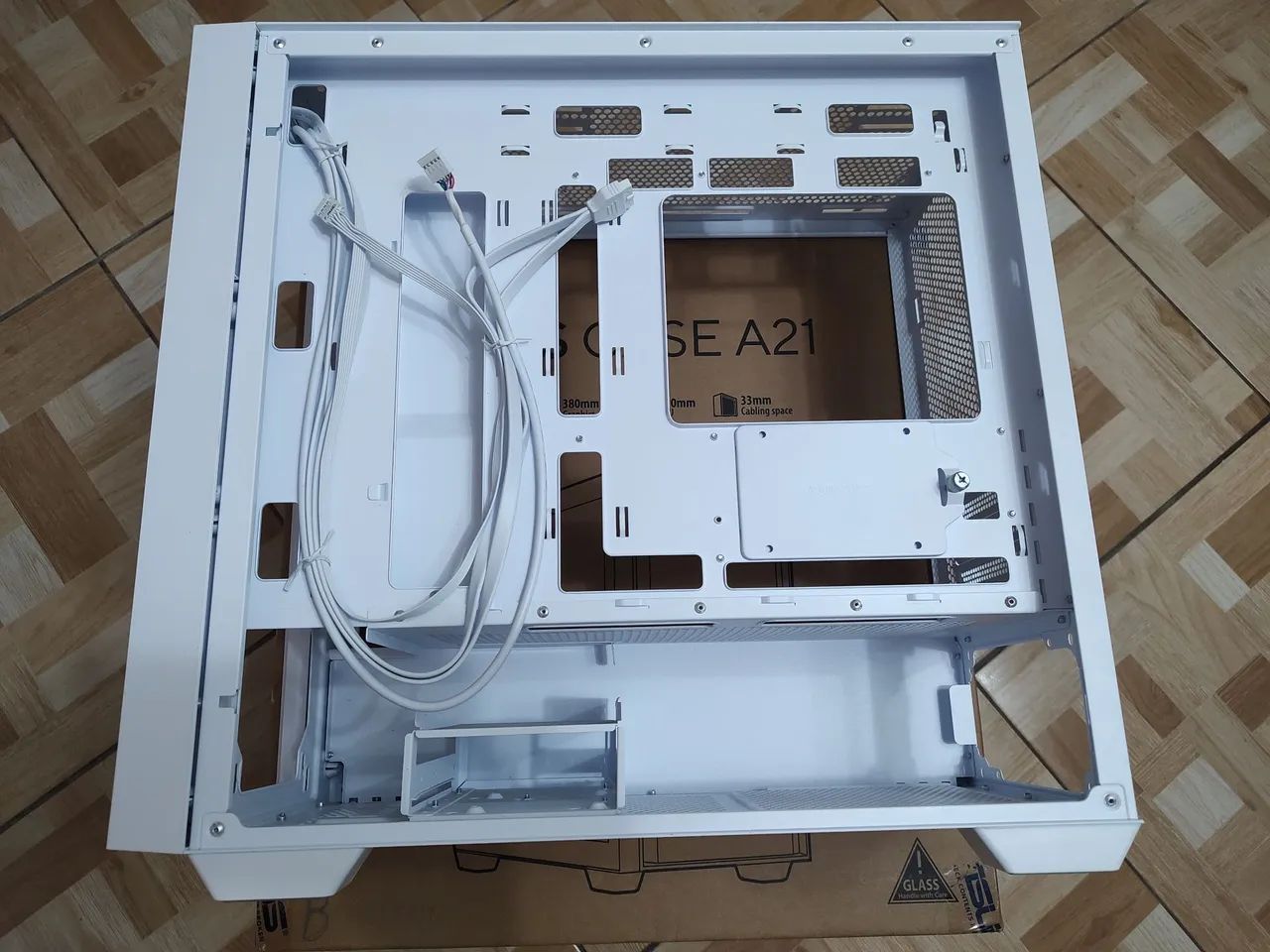 Gabinete Gamer Asus Prime A21 (Branco) - Foto 4