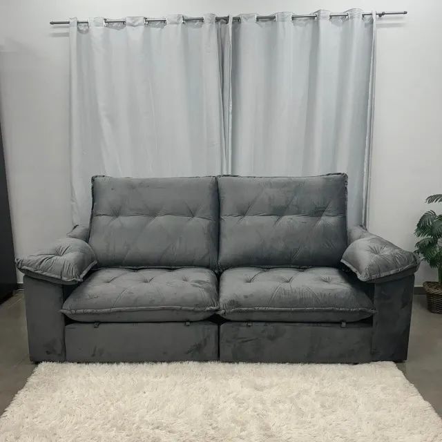 Sofá Retrátil e Reclinável Revel - Foto 3