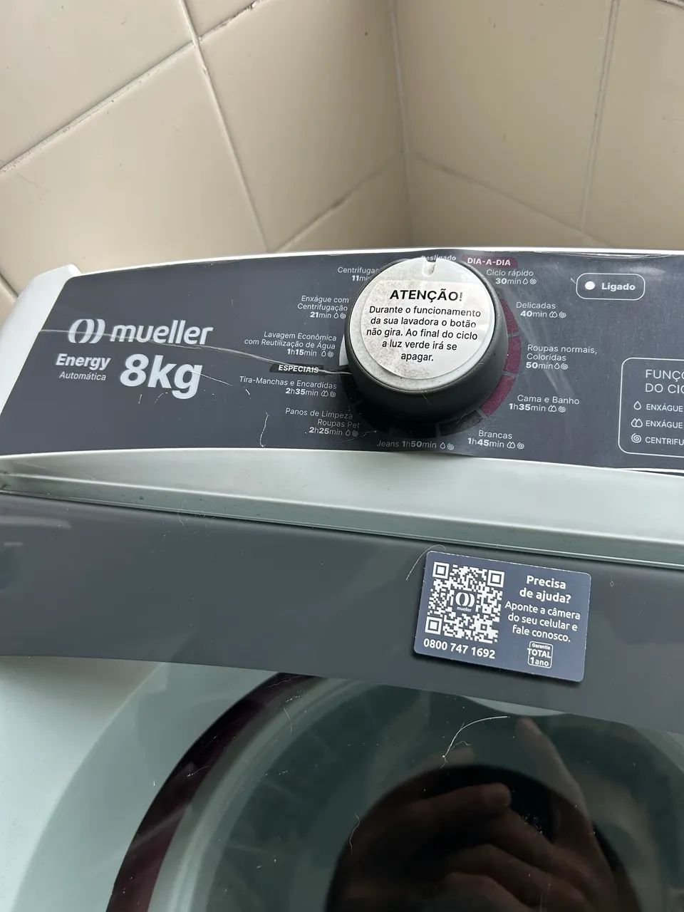 Máquina de lavar automática  mueller 8kg  - Foto 3