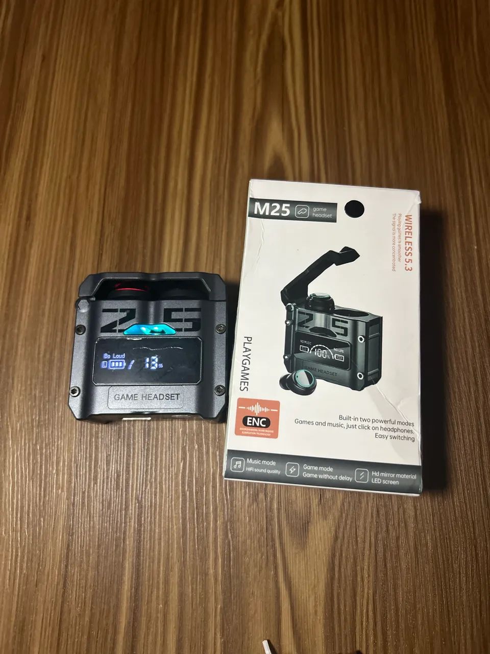 ? Fone de Ouvido Sem Fio M25 - Som Potente e Design Moderno - Foto 2