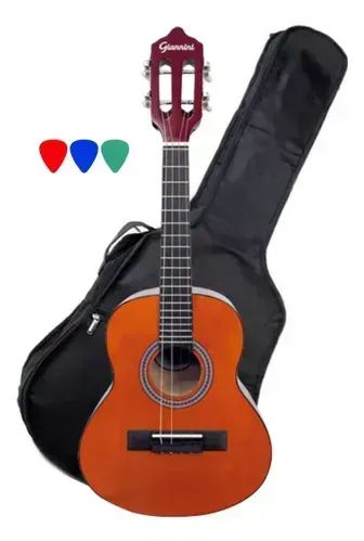 Cavaco Acústico Giannini Start Cs14n Palheta E Capa