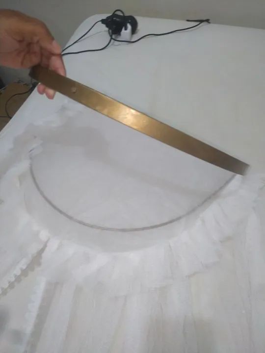 Mosquiteiro para Berço Infantil - Branco - Foto 3