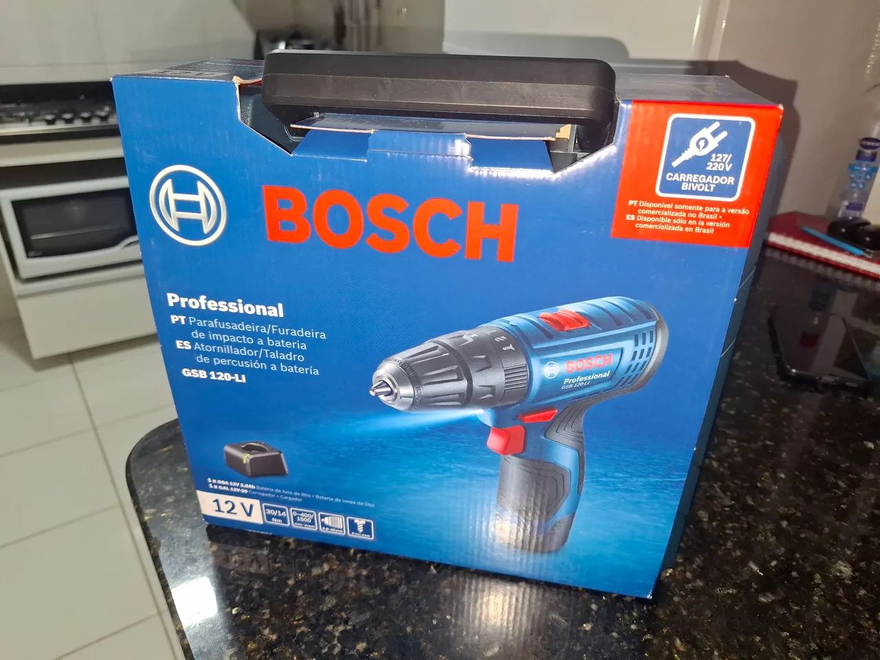 Parafusadeira Bosch 12V GSB 120 LI