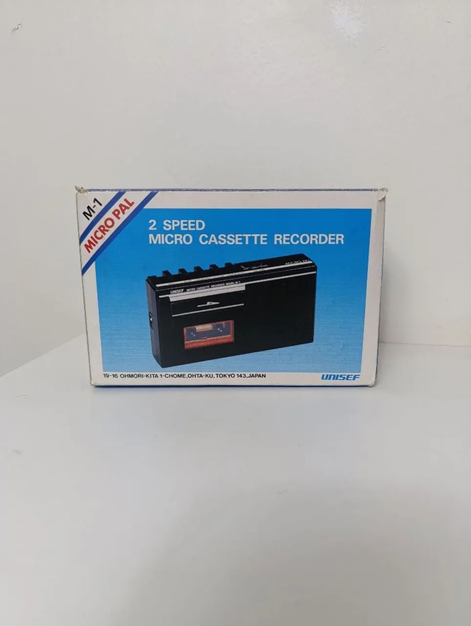 Antigo gravador de fita cassete japonês na caixa  - Foto 4