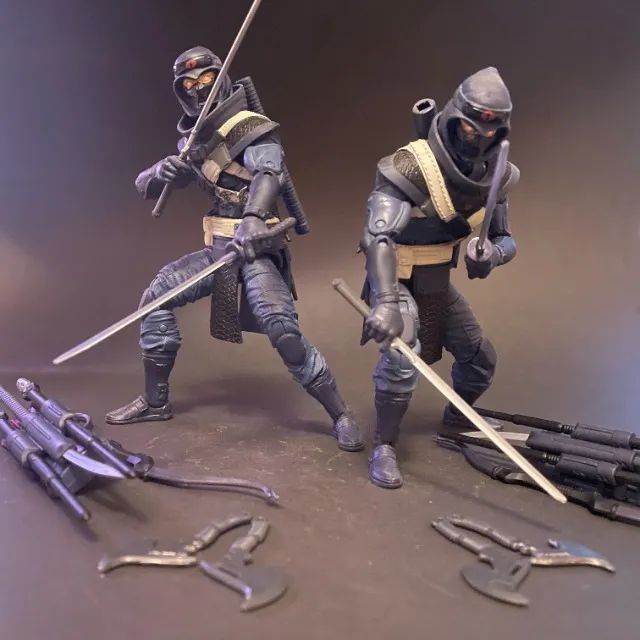 Gi Joe Classified Cobra Blue Ninjas - lote com 2