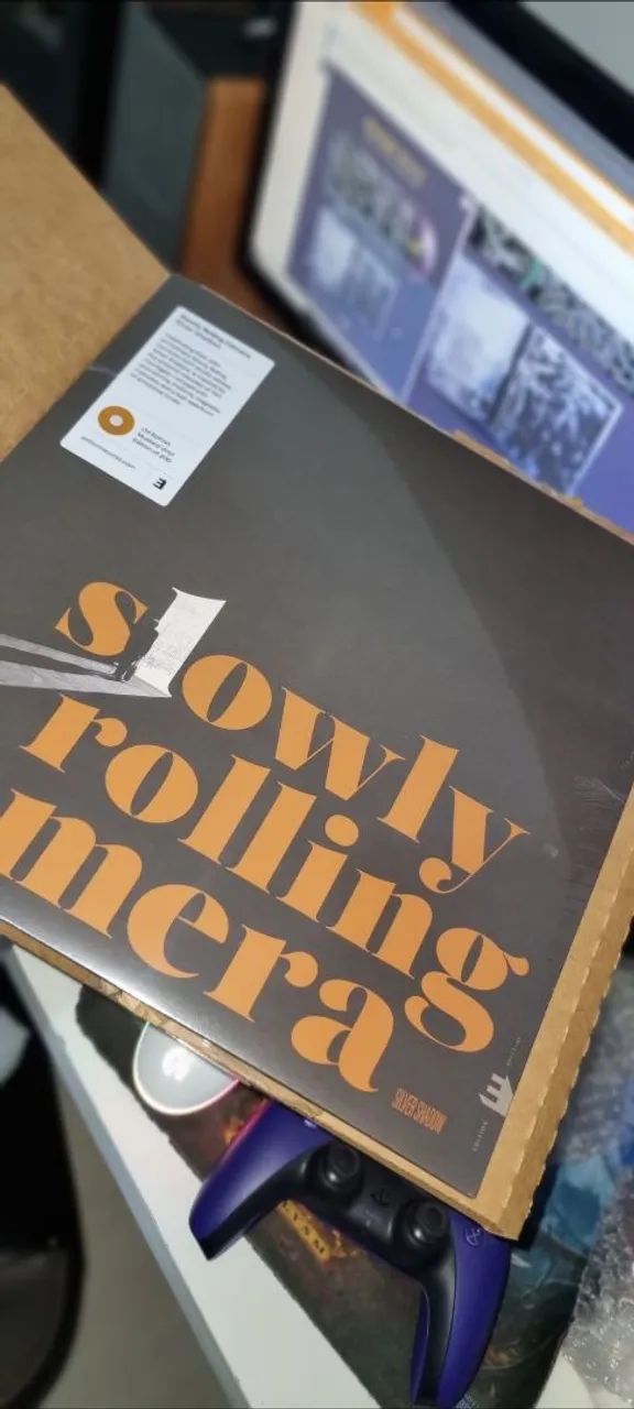 Vinil slowly rolling camera álbum silver shadow lacrado
