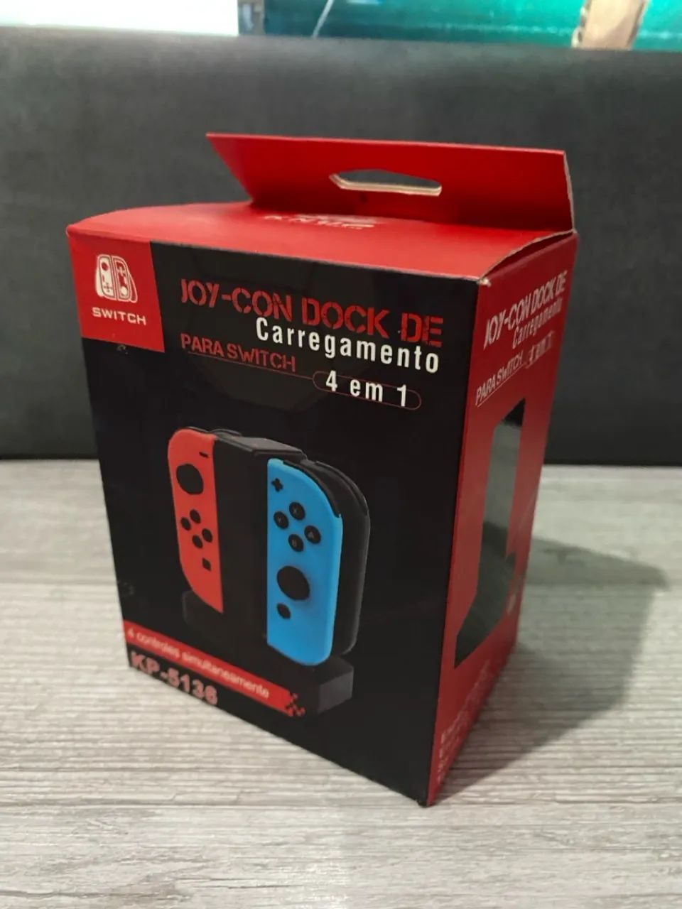 Nintendo Switch Base de Carregamento para 4 Joy-Cons Switch - Foto 5