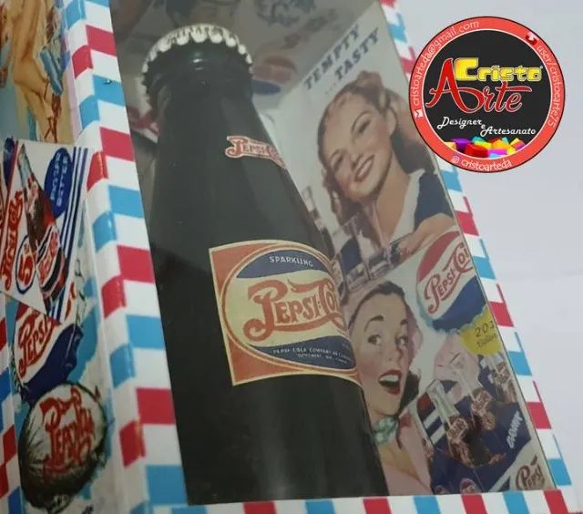 Diorama Garrafa de Pepsi-Cola Antiga - Foto 5